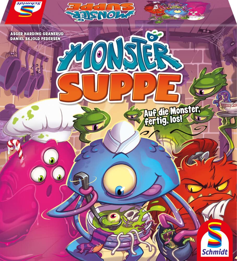 Schmidt Spiele 40627 Monstersuppe, Familienspiel für Kinder und Erwachsene