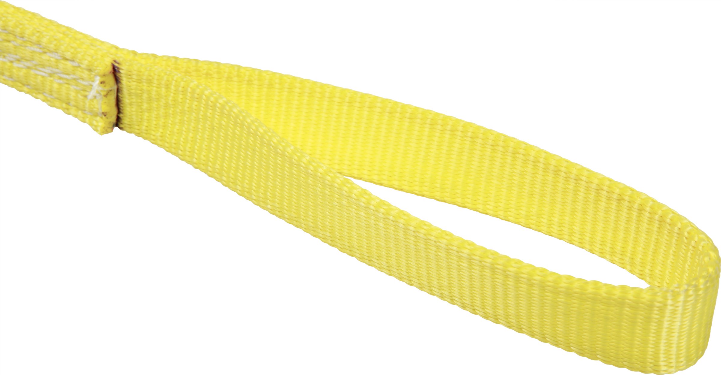 Mazzella Lifting Technologies9500-3705 EE4-902 Nylon Web Sling, Eye-and-Eye, Yellow, 4 Ply, 19' Length, 2" Width, 10" Flat Eyes, 12400 lbs Vertical Load Capacity