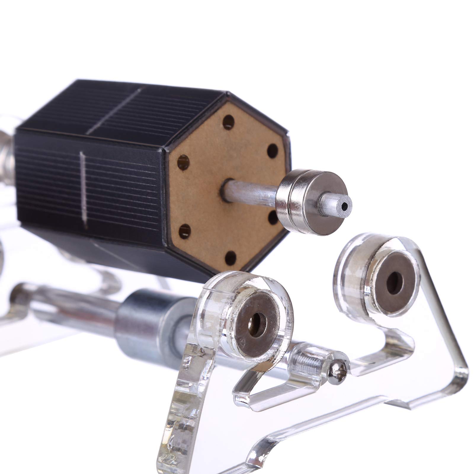 STARK-2 - Kit de modelo de motor eléctrico de energía solar, levitación magnética, modelo de motor solar, regalo creativo para adultos, STARK-2