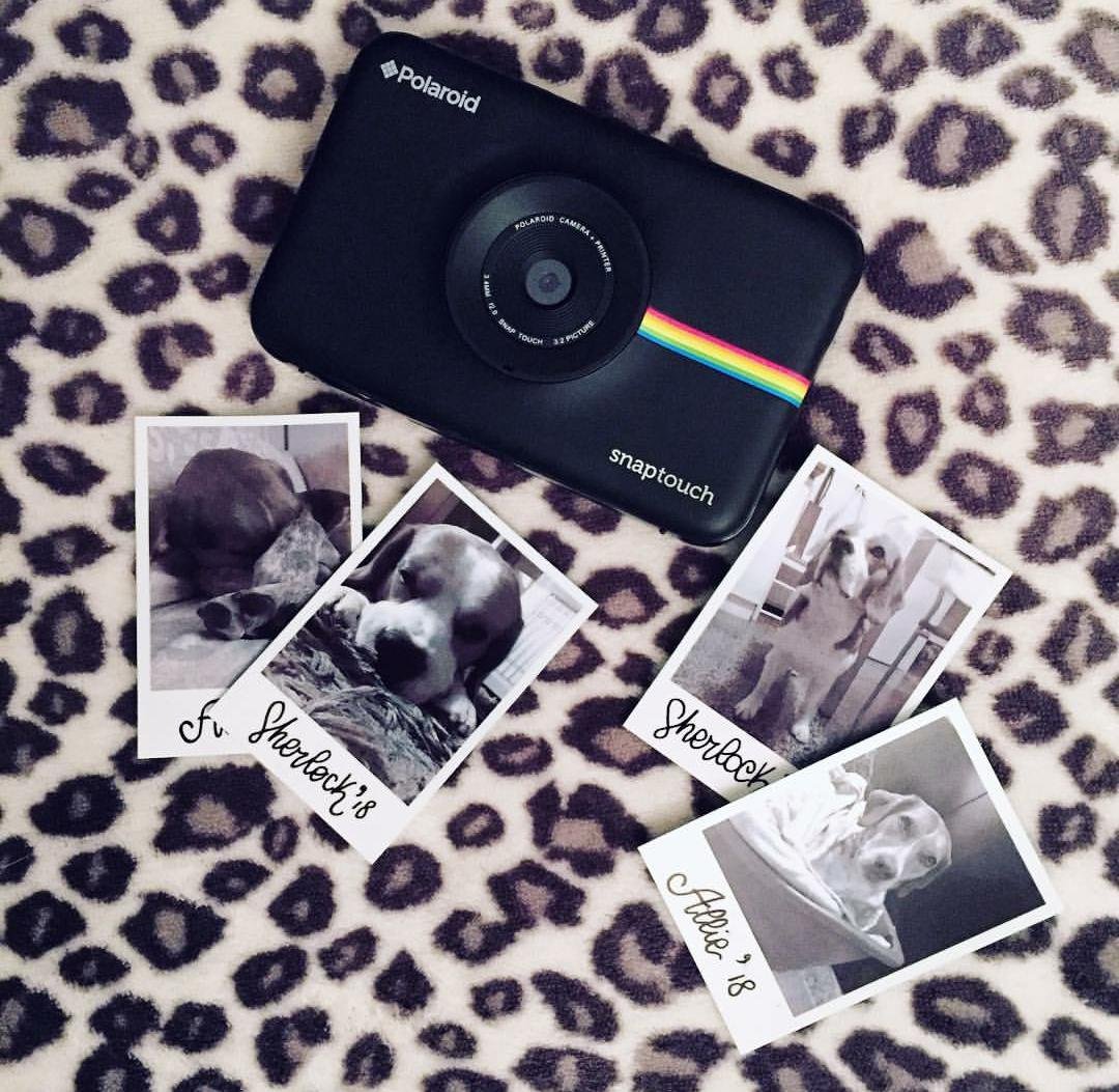Polaroid Snap Touch - Fotocamera digitale con stampa istantanea Zink Zero con schermo LCD, nera
