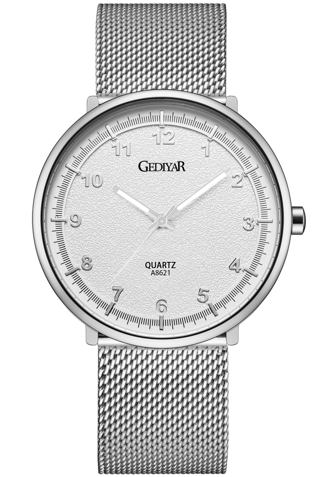 Mens Minimalist Watches with Slim Case Ultra Thin Waterproof Fashion Sports Analog Quartz Simple Wrist Watch for Men