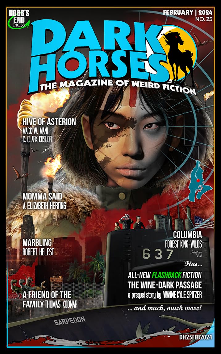Cover of Dark Horses: The Magazine of Weird Fiction, February 2024