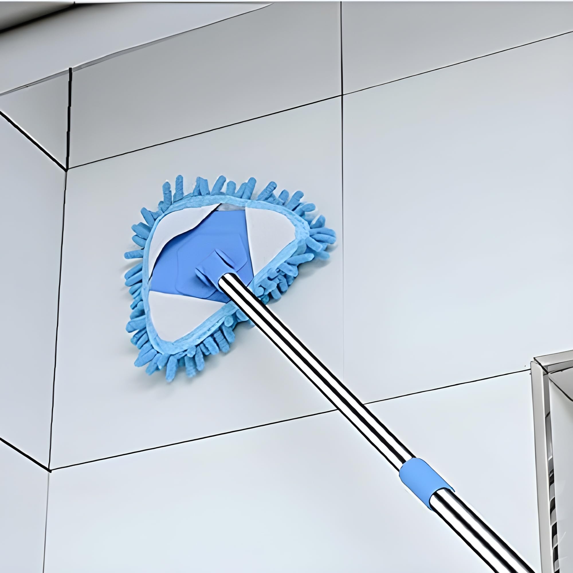2V BROTHERS Triangle Shape Fan Cleaning Duster Flexible Fan mop for Quick and Easy Cleaning of Home Kitchen Car Ceiling and Fan Dusting Office Fan Cleaning Brush with hydraulic Steel Long Rod (B09J5BNBTR) Amazon Price History, Amazon Price Tracker