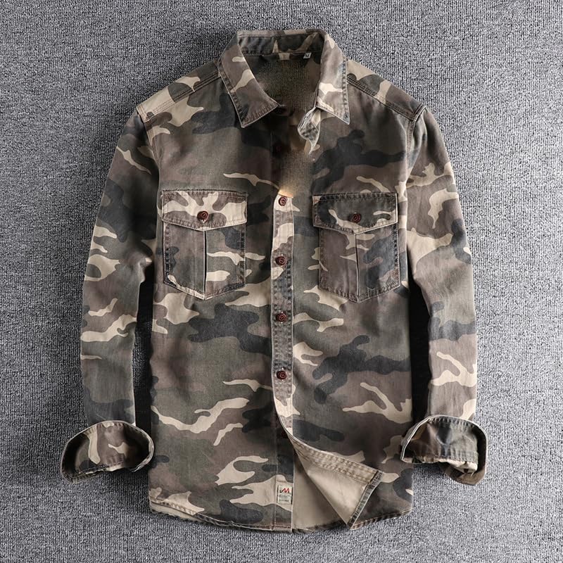 Chemise cargo homme anti déchirure manches longues pour randonnée