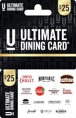 The Ultimate Dining Card Gift Card - 25 - Standard - Ultimate Dining