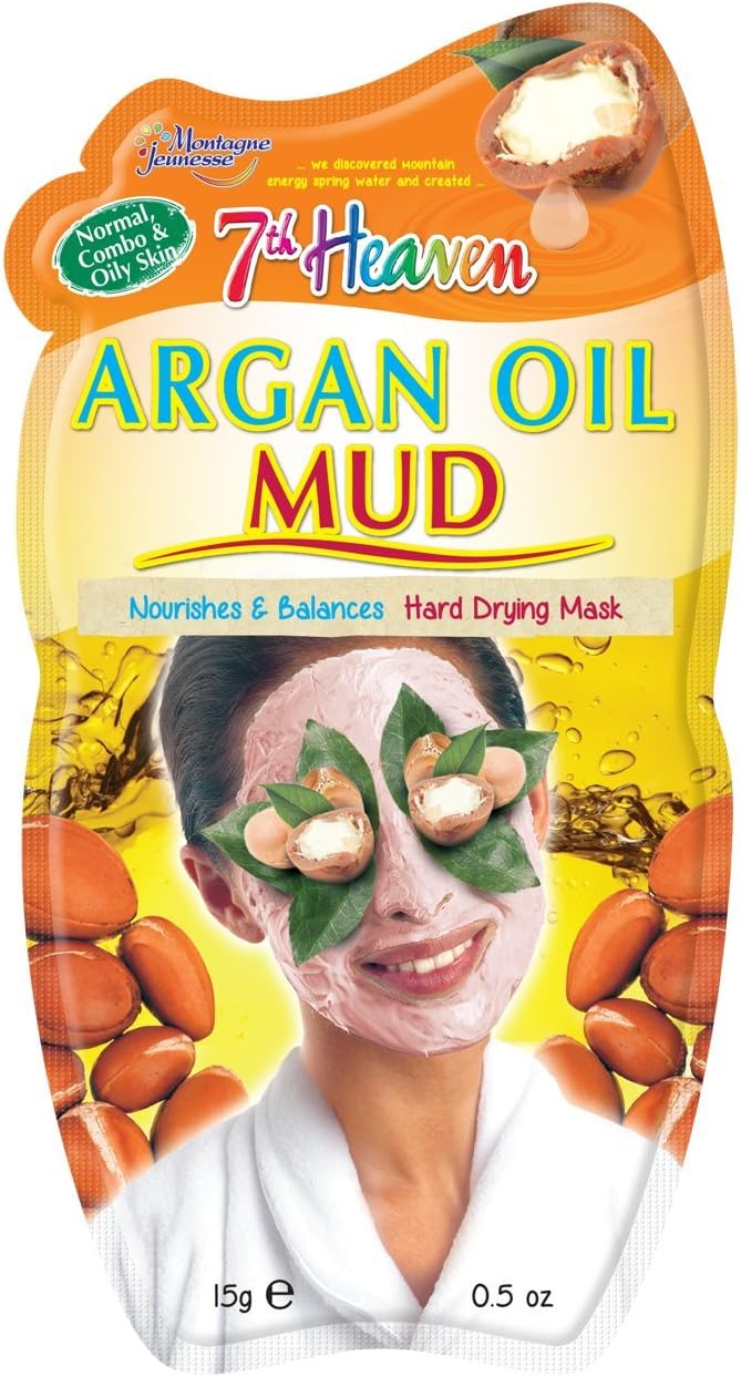 7th Heaven Argan Oil Mud Masque 15g Sachet