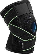 Bodyprox Tutore per ginocchio con stabilizzatori laterali e cuscinetti in gel per la rotula, per supporto del ginocchio per Artrite (Regular)