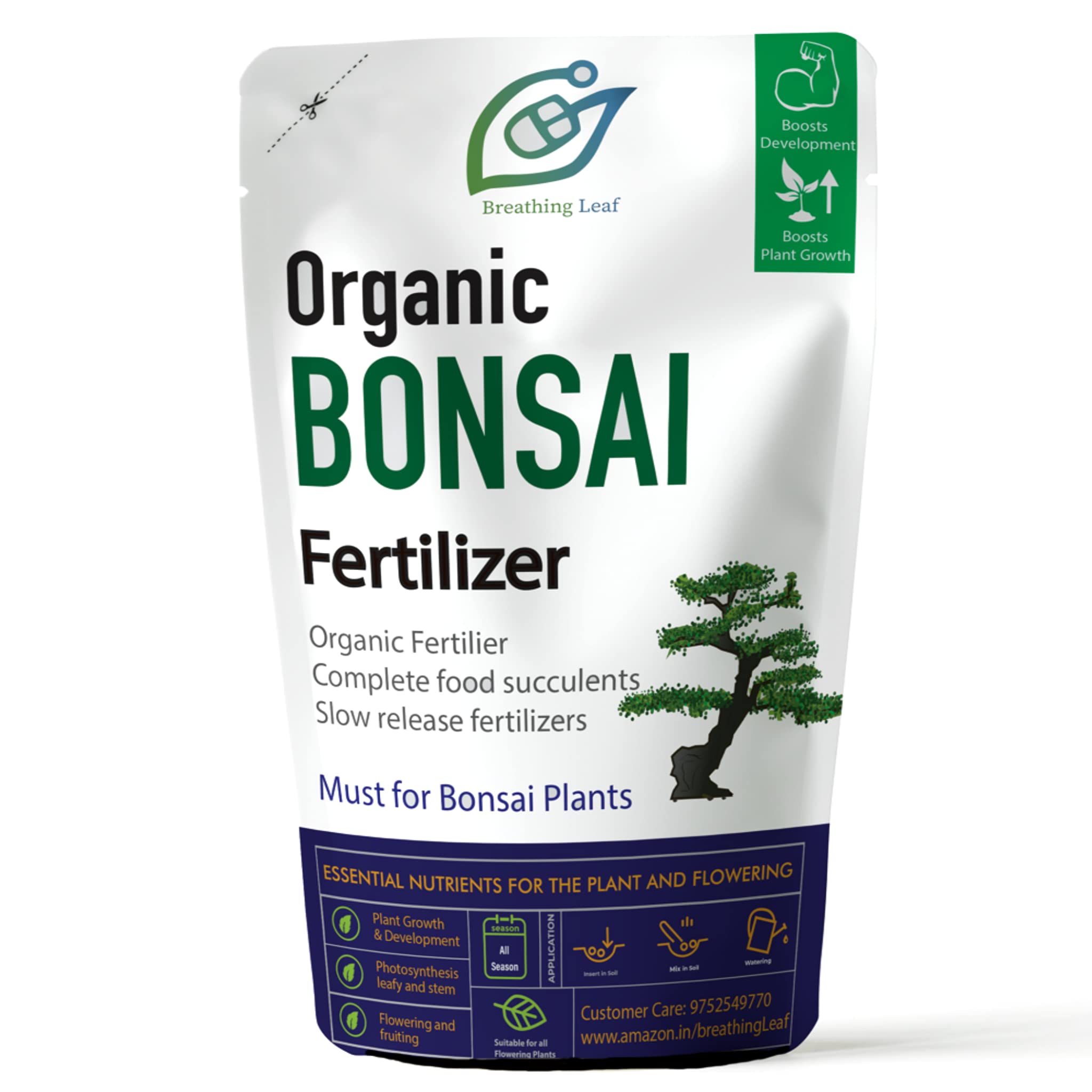 breathingLeaf Organic Fertilizer for Bonsai Plants | Contains Essential nutrients | Makes Shoot Stronger (1.9 Kg) (B09GLFBSSY) Amazon Price History, Amazon Price Tracker
