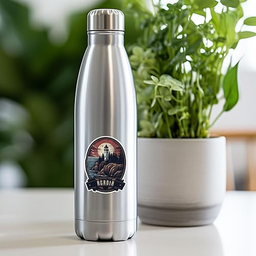 Miniatura 3 de Acadia National Park Sticker - Calcomanía de vinilo impermeable para parachoques de automóvil, laptop, fundas de teléfono, botella de agua, pared y