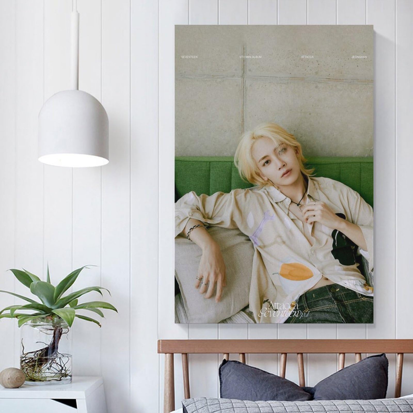 SEVENTEEN ジョンハン　photo canvas STAR Jeonghan Seventeen Attacca Rockwithyou OP Singer ARTIST IDOLS