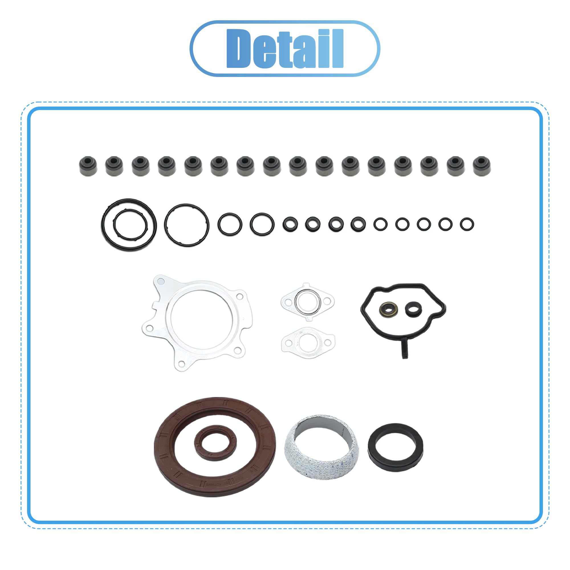 QUARKZMAN 1 Set Guarnizione Testata Motore per Toyota Prius 2001
