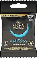 SKYN Preservativo Extra Lubrificado Com 3 Unidades