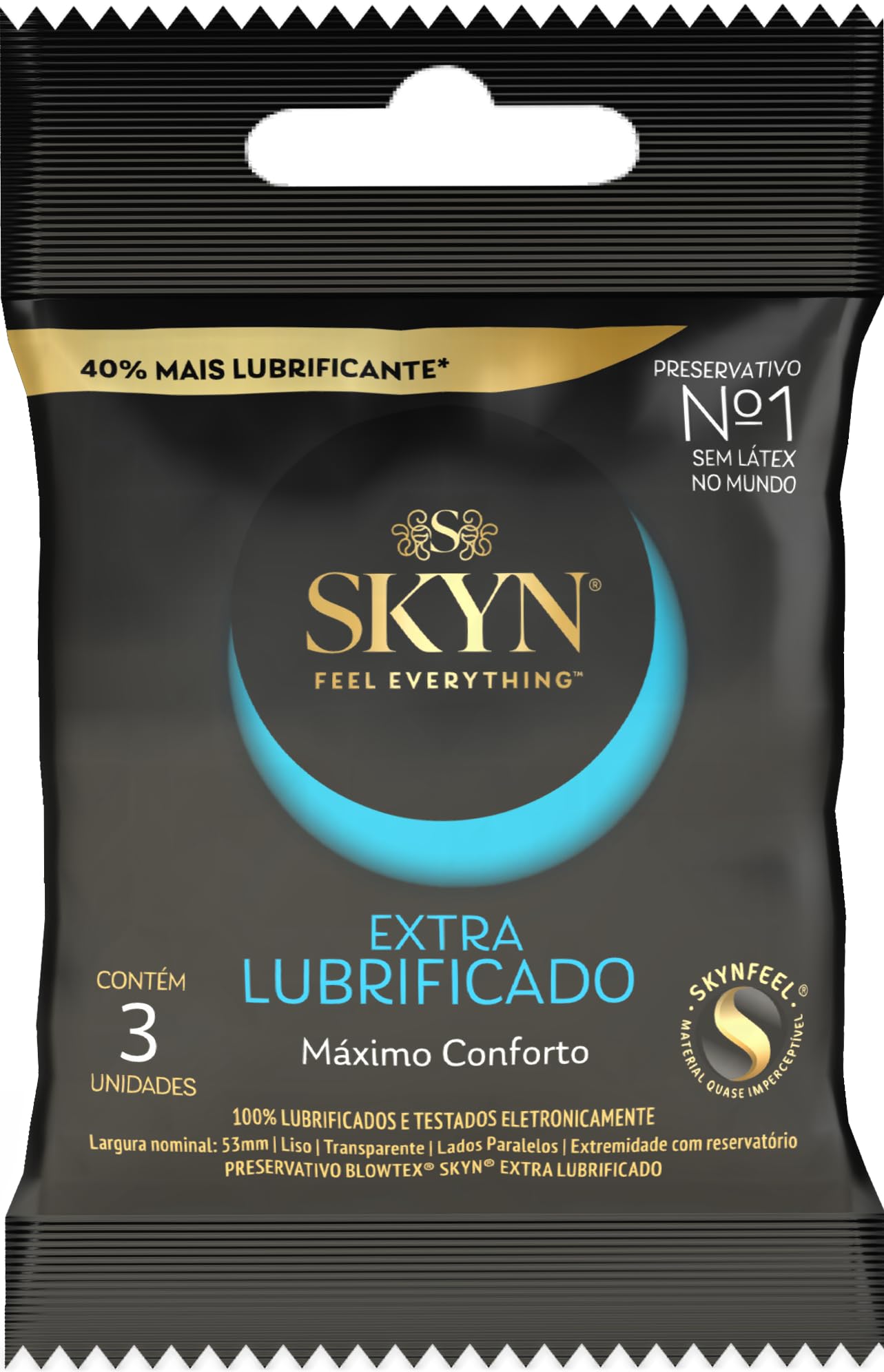SKYN Preservativo Extra Lubrificado Com 3 Unidades | Amazon.com.br