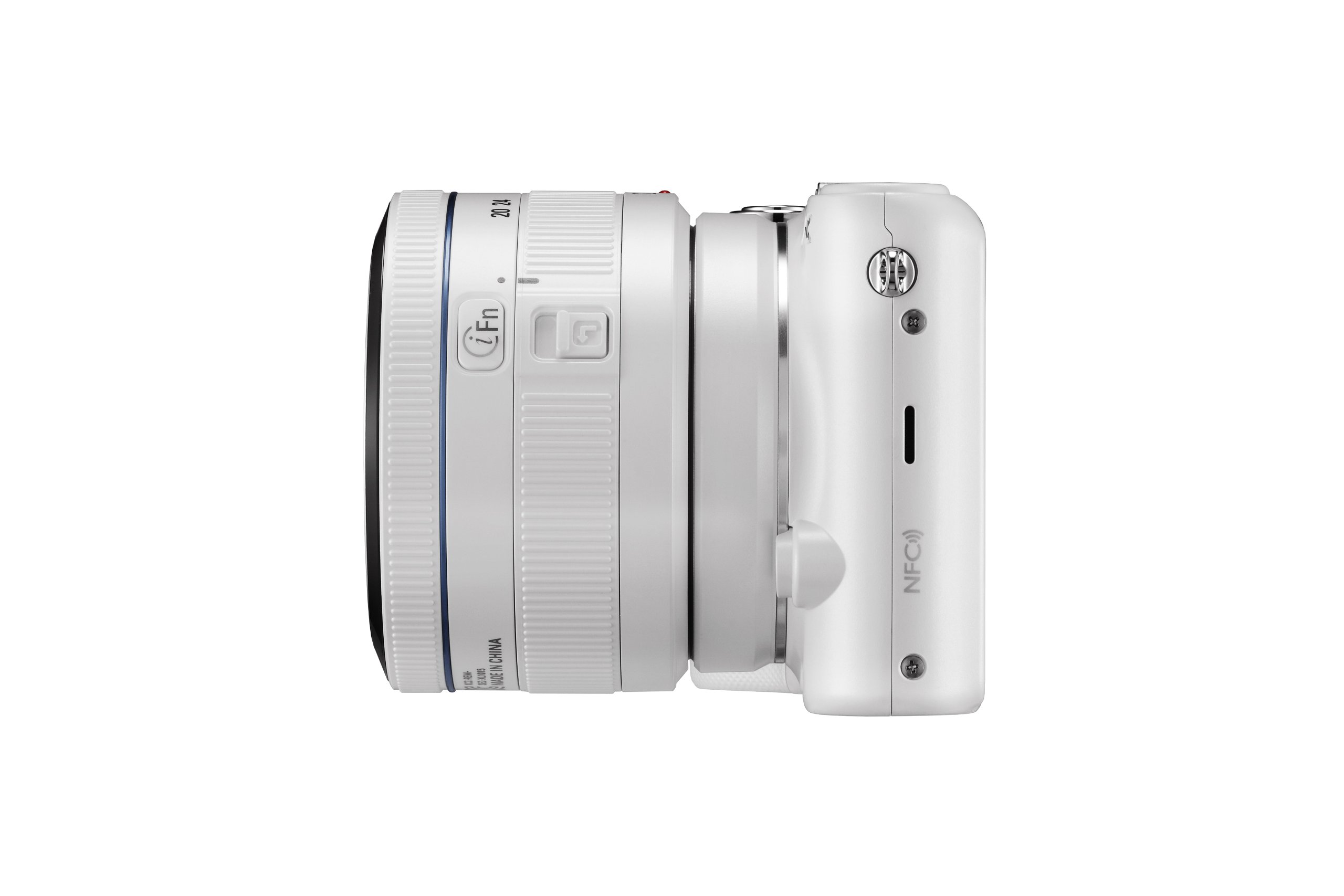 Samsung NX2000 Spiegellose Digitalkamera Kit, mit 20-50-mm-Objektiv, weiß, compact