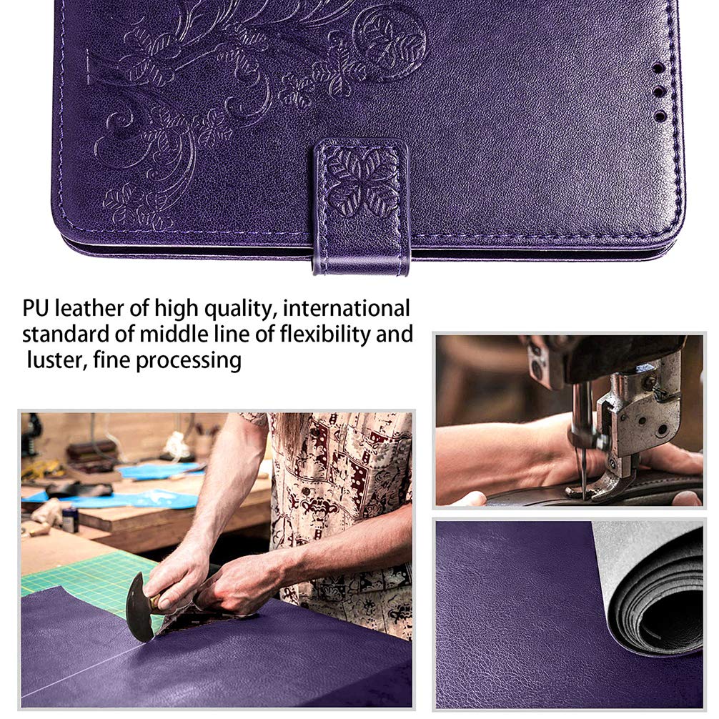 Cover Portafoglio Magnetica Custodia Portafoglio WEIOU Per OPPO A74 5G E A54 5G - Pelle PU Con