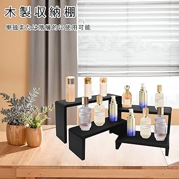 Amazon｜【4サイズ 】BSTSLL コの字型木製ディスプレイ、木製