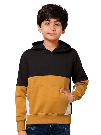 Colorblocked Boys Hoodies Sweatshirt