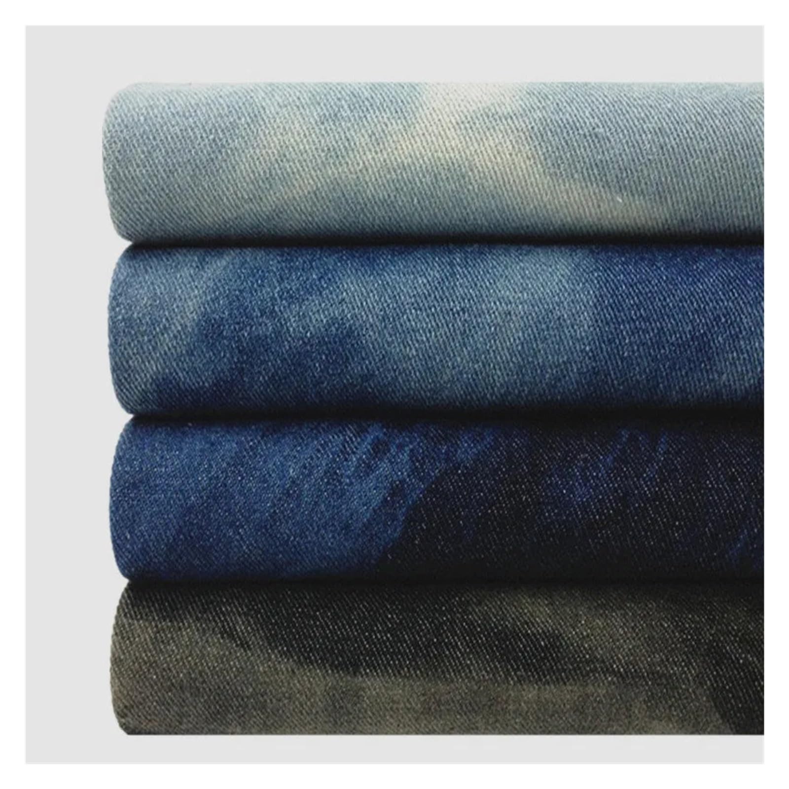 Tela Vaquera Tela vaquera teñida for sombreros, ropa, faldas, costura, jeans gruesos de, cómoda Tela De Costura(Thick nostalgic)