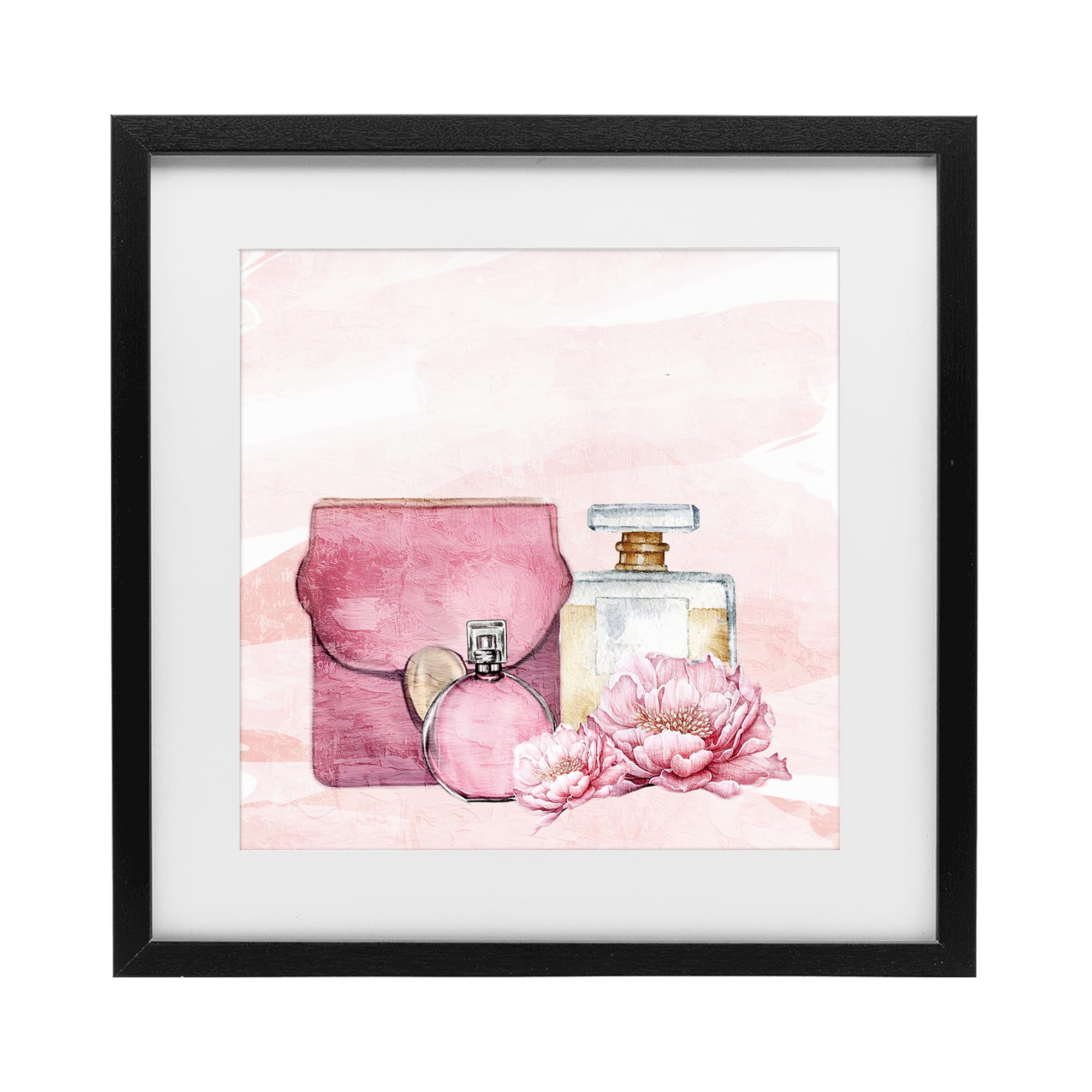 'Blush Glam Time Collection'| Framed Print Under Glass