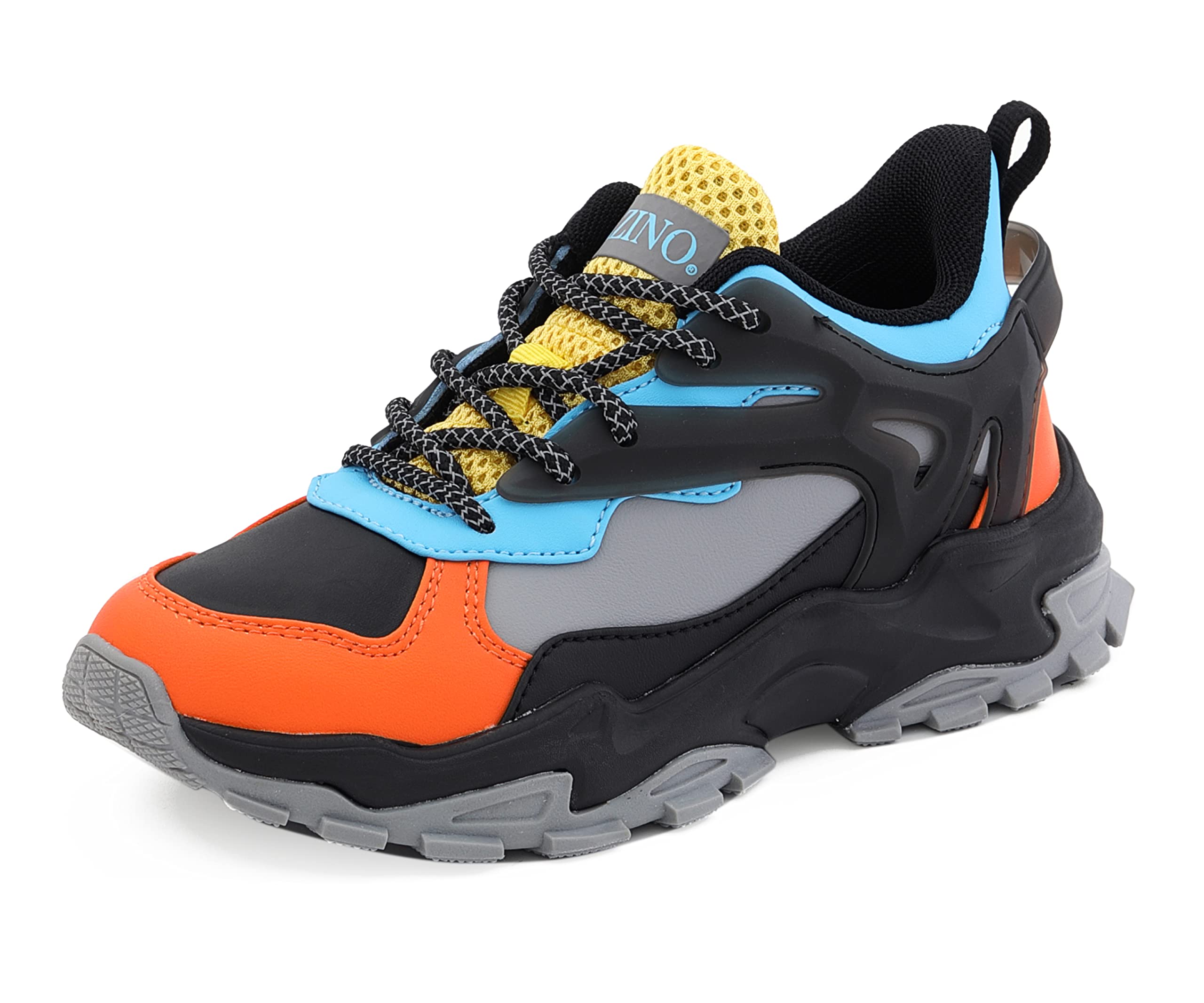 Mazino Kids Unisex Fashion Sneakers Lace-Up Shoes Tennis for Boys and Girls