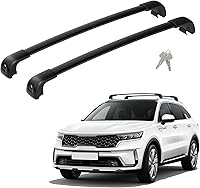 FLYCLE 300LBS Lockable Roof Rack Cross Bars for Kia Sorento 2021-2026 & Hybrid - Anti-Theft Cargo Carrier for Kayaks, Bikes, Luggage