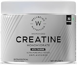 Sponsored Ad - Creatine Monohydrate Pure Micronised Powder | Rapid Absorption | Enhanced Muscle Strength, Performance, Recovery & Cognition | For Men & Women | Unflavoured 100g, 33 servings