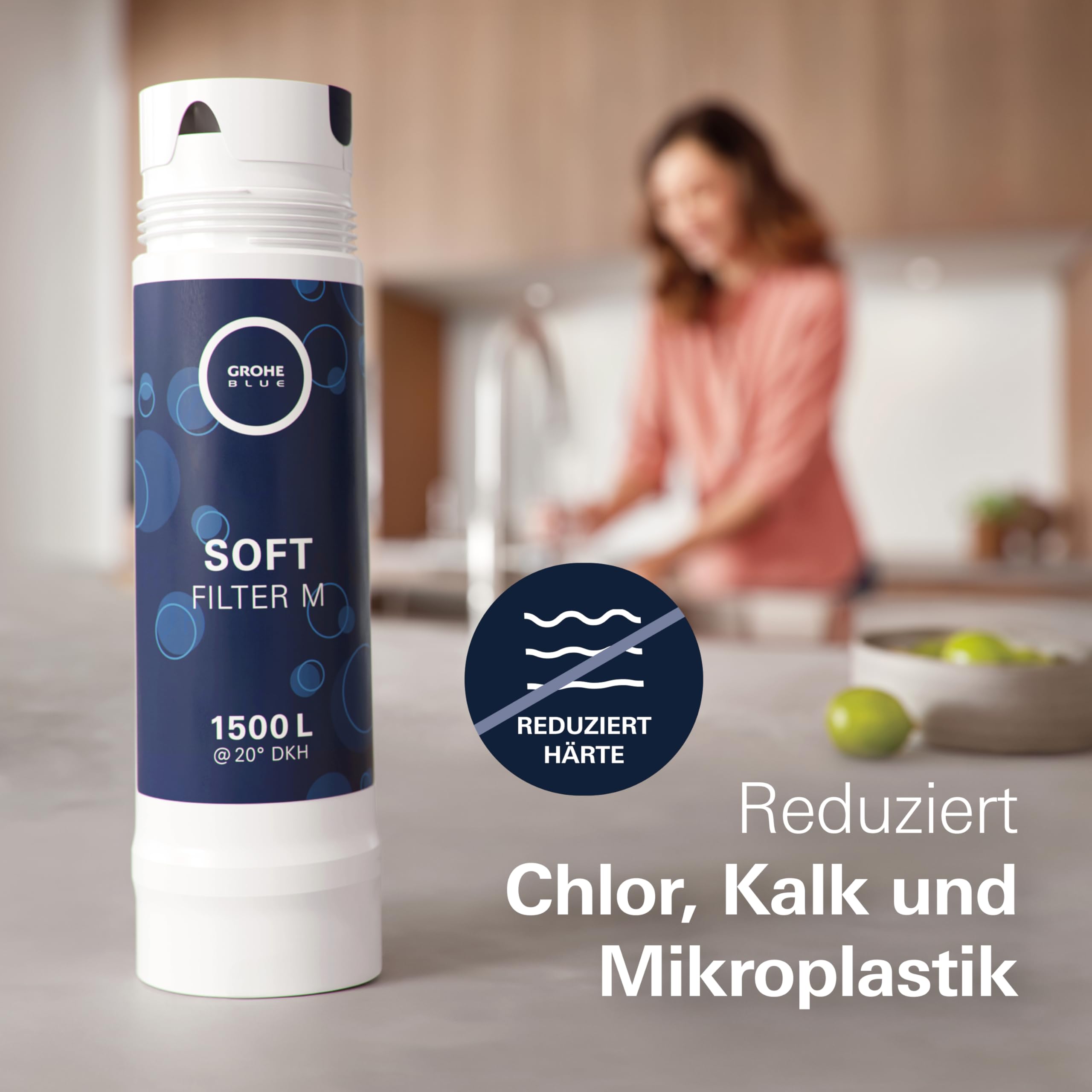 GROHE Blue - BWT Austauschfilter (M-Size, Kapazität 1500 l bei 20  