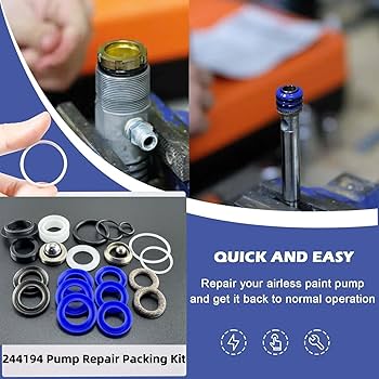 Apple - EVERGREEN 244194 Pump Repair Packing Kit for Graco Airless Paint