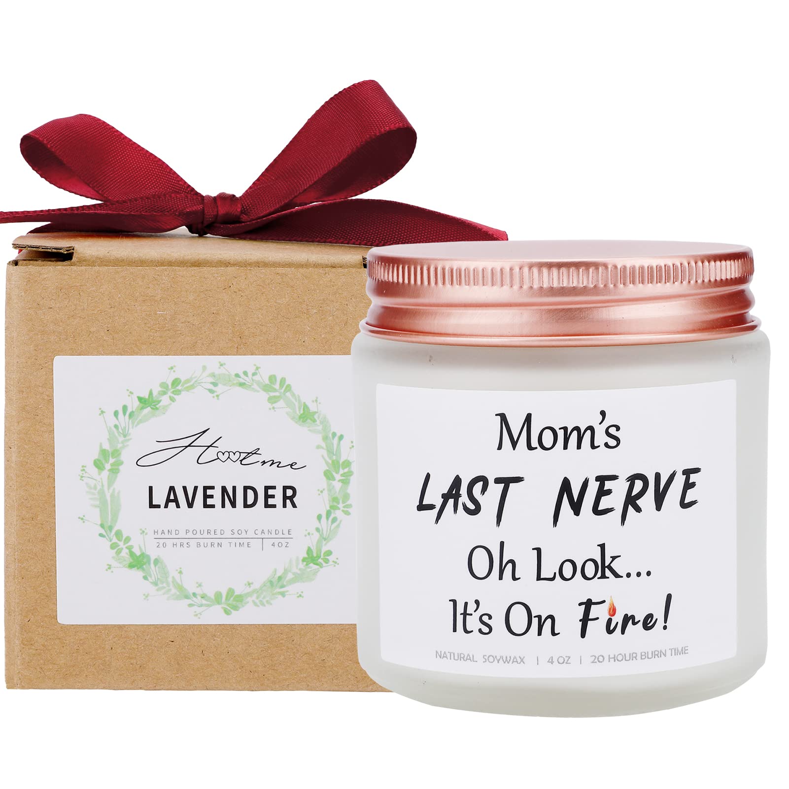 LUCKYBUNNY Mom's Last Nerve Candles Gifts