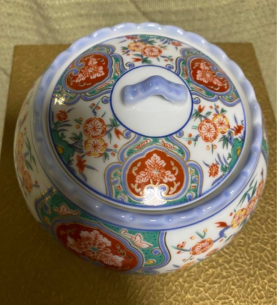 金蘭地紋山水小蓋物　5個セット　有田焼　蓋付小鉢 Amazon.co.jp: 有田焼 錦松梅 哲山窯 蓋付小鉢 : ホーム＆キッチン