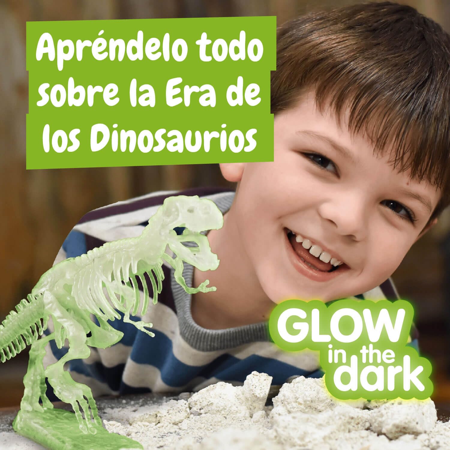Science4you T-Rex Excavaciones Fósiles para Niños y Niñas - Excava y Encuentra Fosiles Dinosaurios Que Brillan en la Oscuridad + Juguetes de Dinosaurios para Niños y Niñas, Juegos, Regalos 6+ Años
