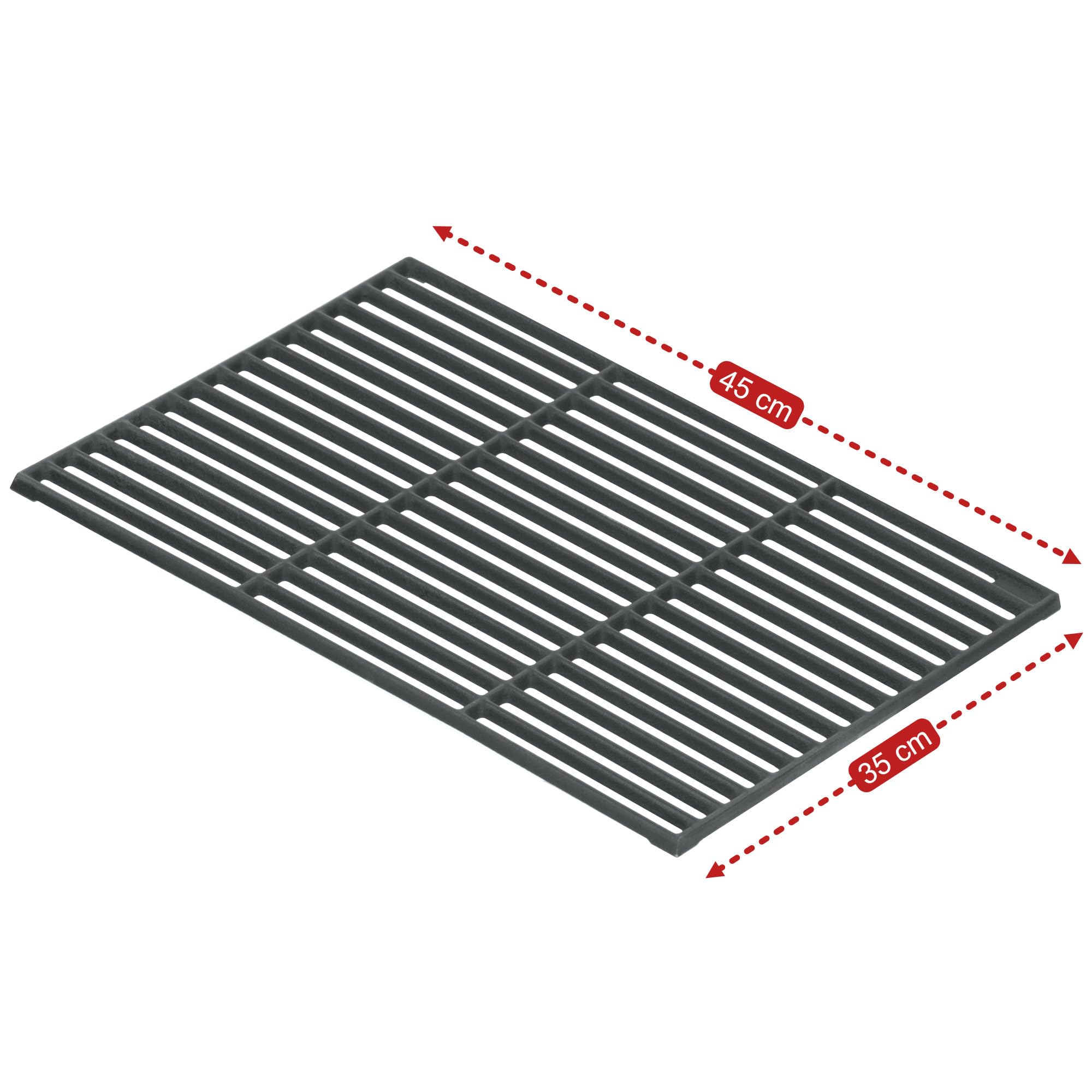 BBQ-Toro Grande grille de barbecue en fonte 45 x 35 cm