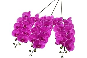 SHACOS Artificial Pink Orchid Flowers