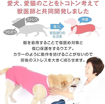 術後ウェア 傷口保護 傷舐め防止 ボタンタイプ クリスマス レッド 術後ウェア 傷口保護 傷舐め防止 ボタンタイプ クリスマス レッド