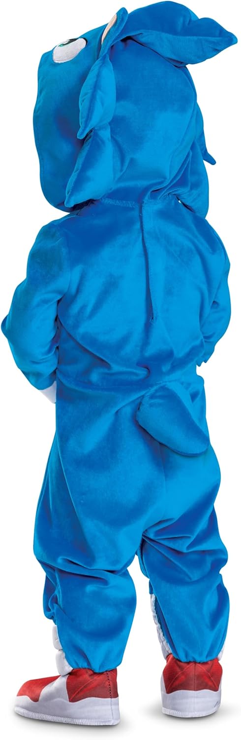 Disguise baby-boys Sonic Costume for Toddlers, Official Sonic Movie 3 Posh Halloween Costume With Detachable Tail