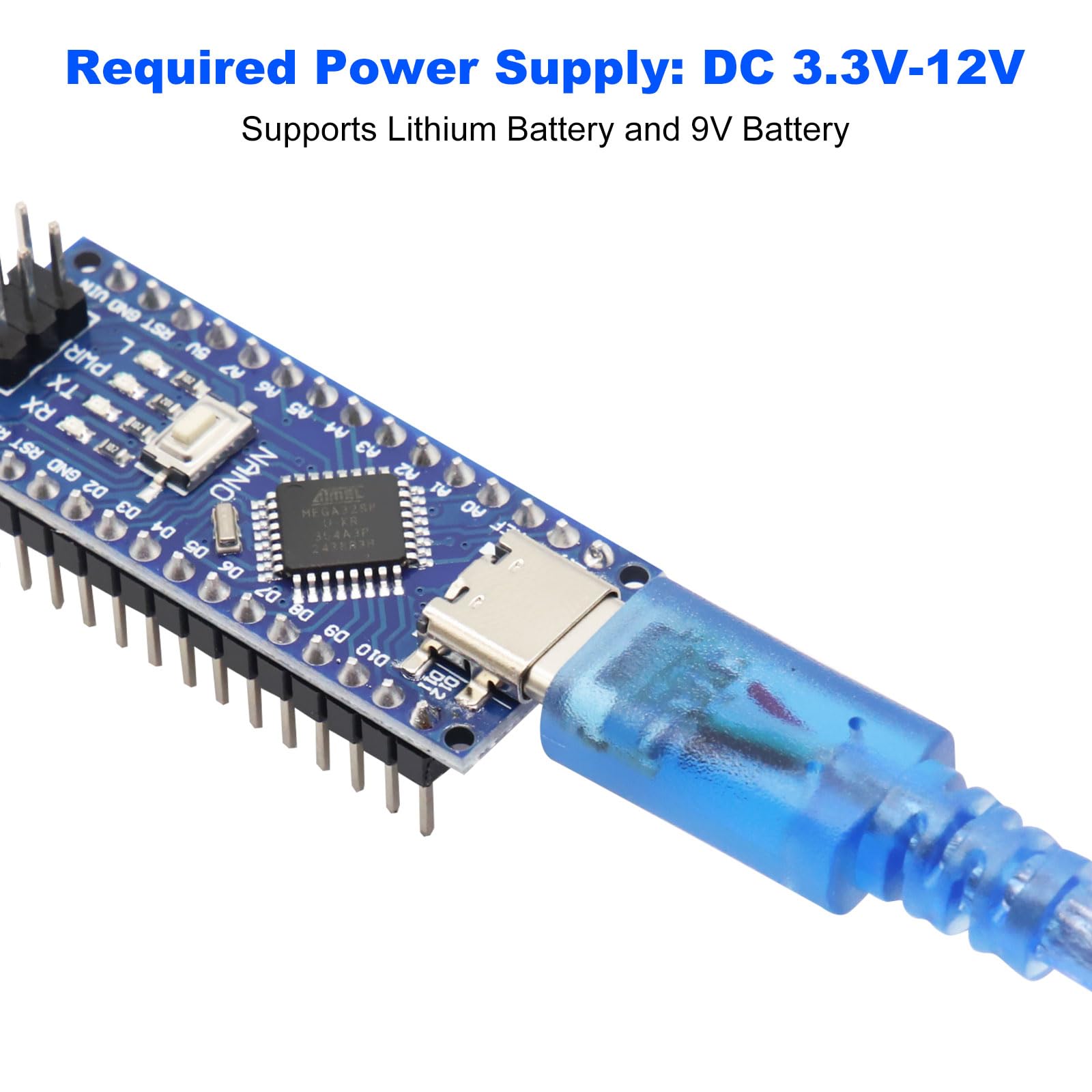 Amazon.com: 3Pcs LUIRSAY Nano V3.0 Board ATmega328P/CH340G Chip