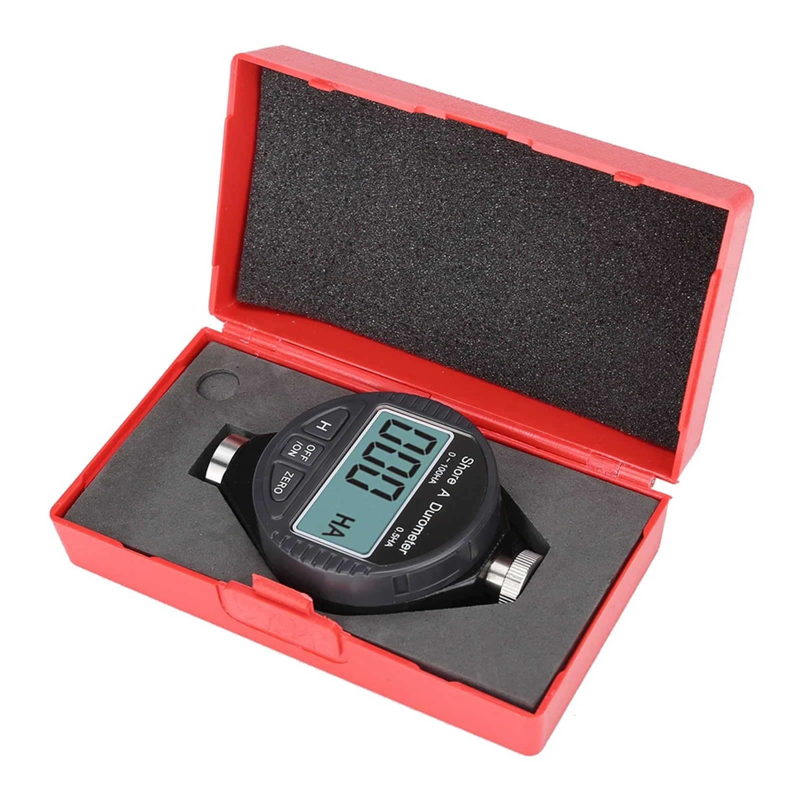 JVDDI Digital 100HA A Durometer Shore Rubber Hardness Tester LCD Display Meter Durometer Meter Hardness Tester Hardness Rubber Tester