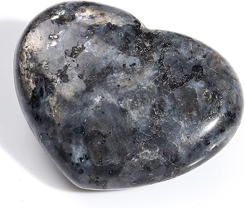 MAIBAOTA Corazón de cristal de 1.772 in, cristales curativos grandes, piedra de amor, piedra natural de reiki, regalos para mamá, día de la madre,