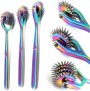 Precise Canada: 3 Wartenberg Neurological Pin Wheel Pinwheel 2, 3, 5 Head Diagnostic Multi Color Rainbow
