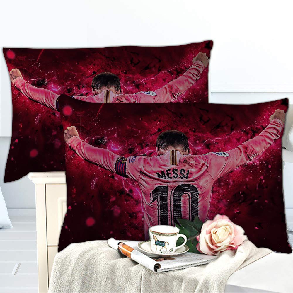Housse De Couette Microfibre Messi QNDYH Parure De Lit 140x200