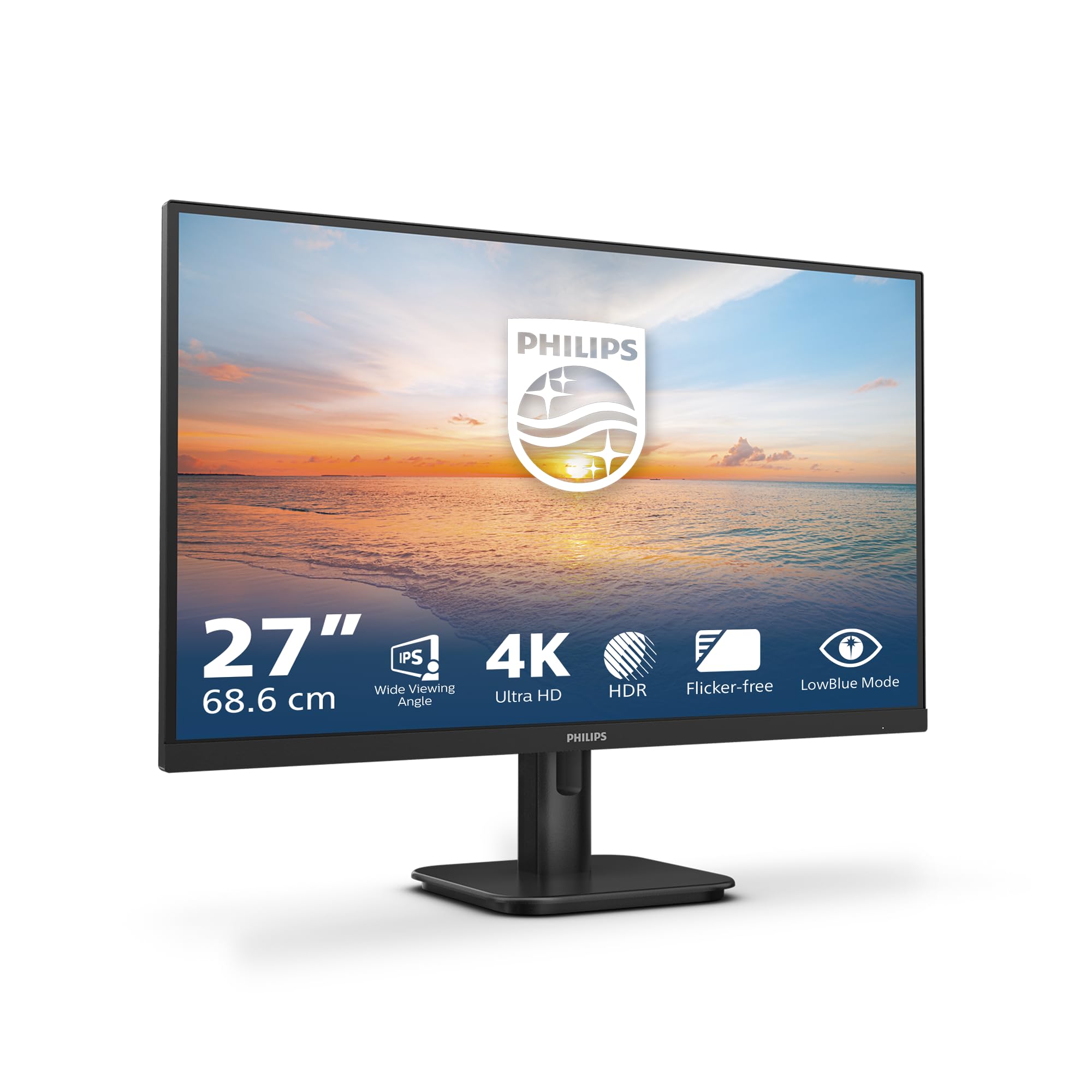 Philips PHILIPS 27E1N1800A/00 computer monitor 68.6 cm (27") 3840 x 2160 pixels 4K Ultra HD LED Black