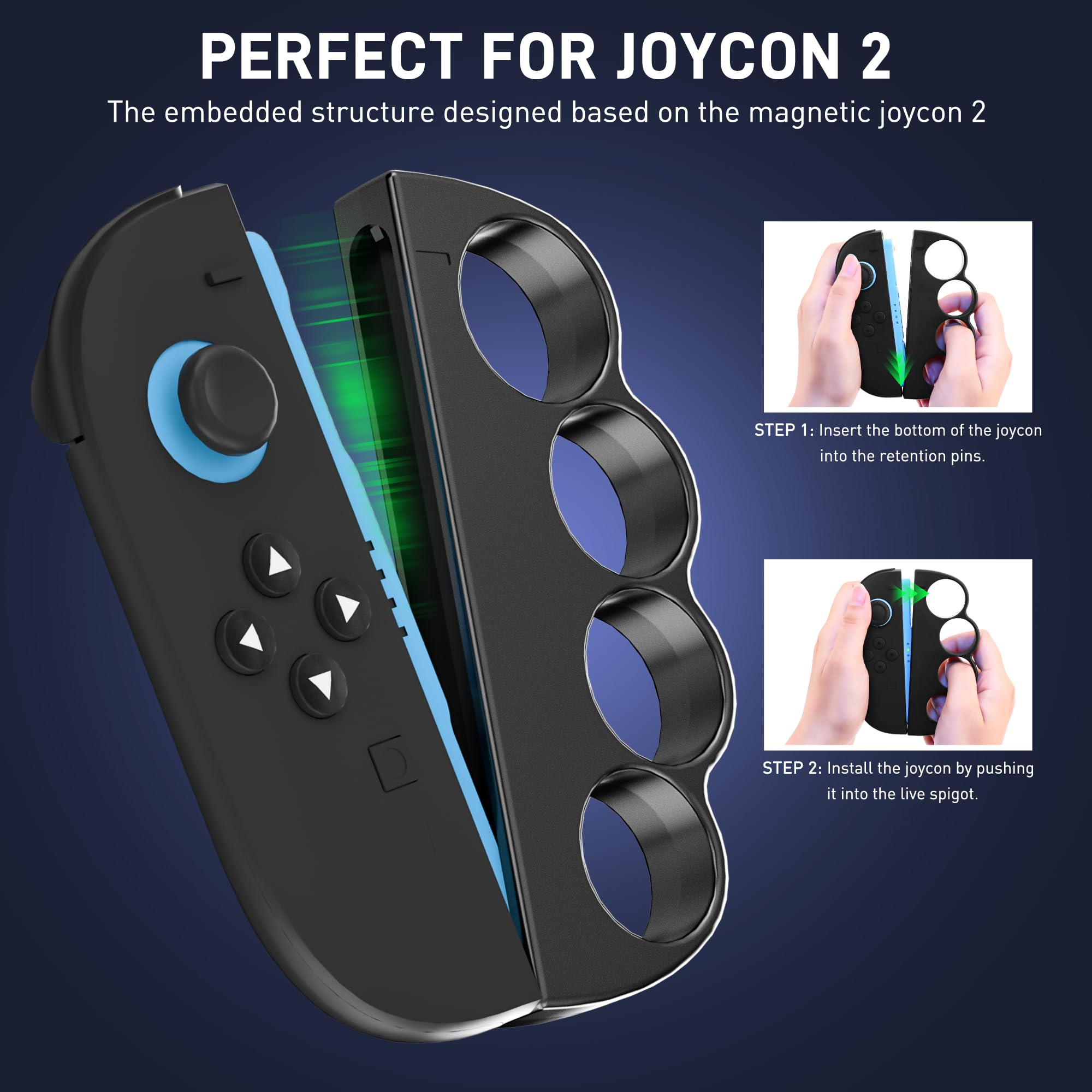 Amazon.com: GLDRAM Fitness Boxing Grip for Nintendo Switch 2 (2025