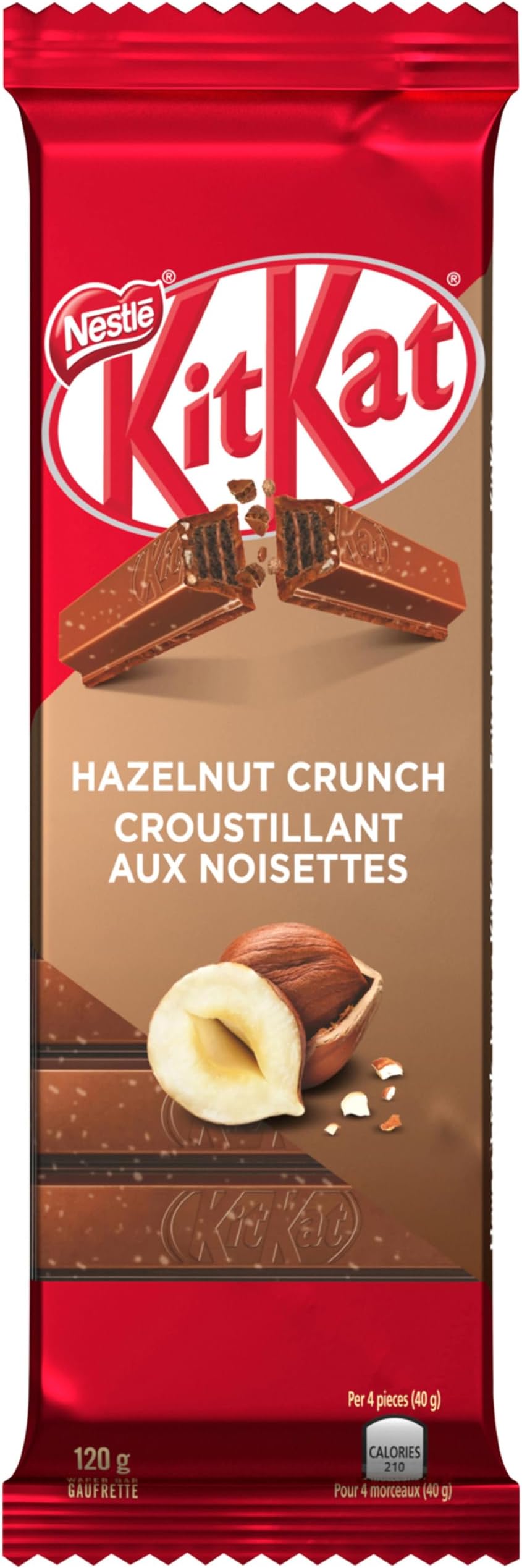 Nestle KitKat Hazelnut Crunch 120G