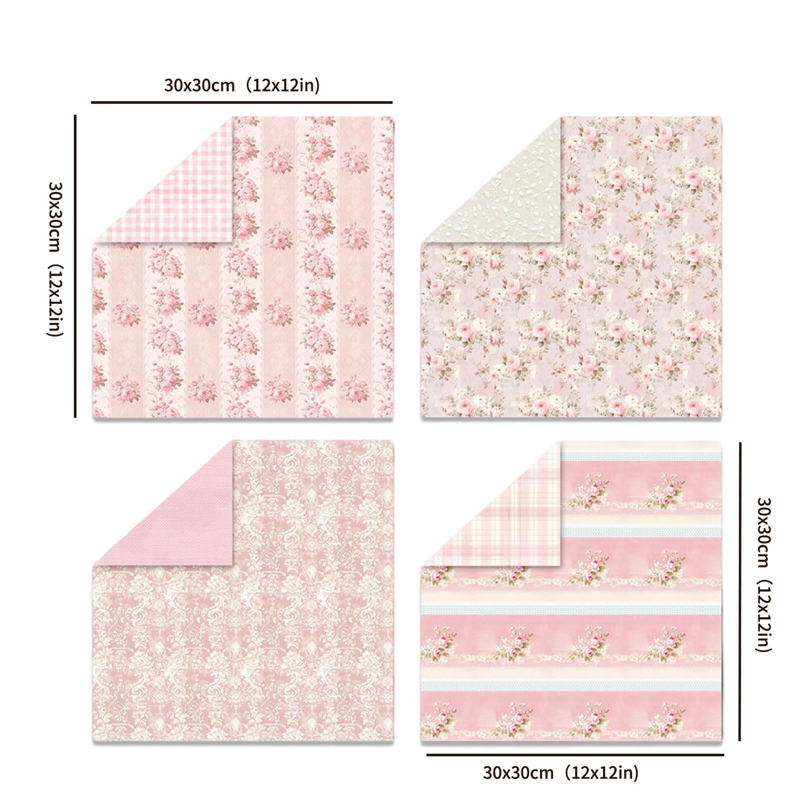 24 Sheets Boho Pattern Paper Set - Image 2