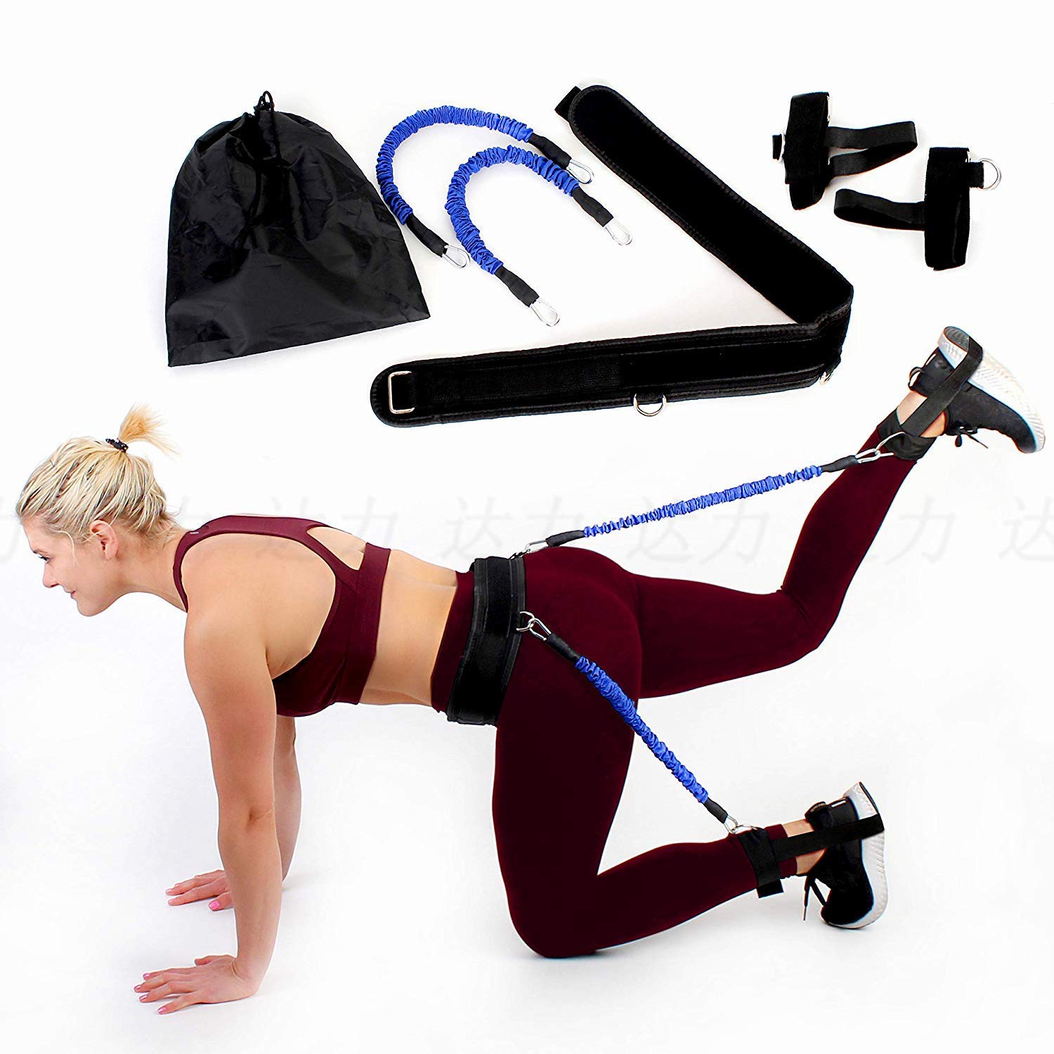 Booty Resistance Bands for Legs and Butt - Butt Lifter, Firm and Sculpt Booty - Booty Resistance Bands Vertical Jump Trainer Lower Body Workout