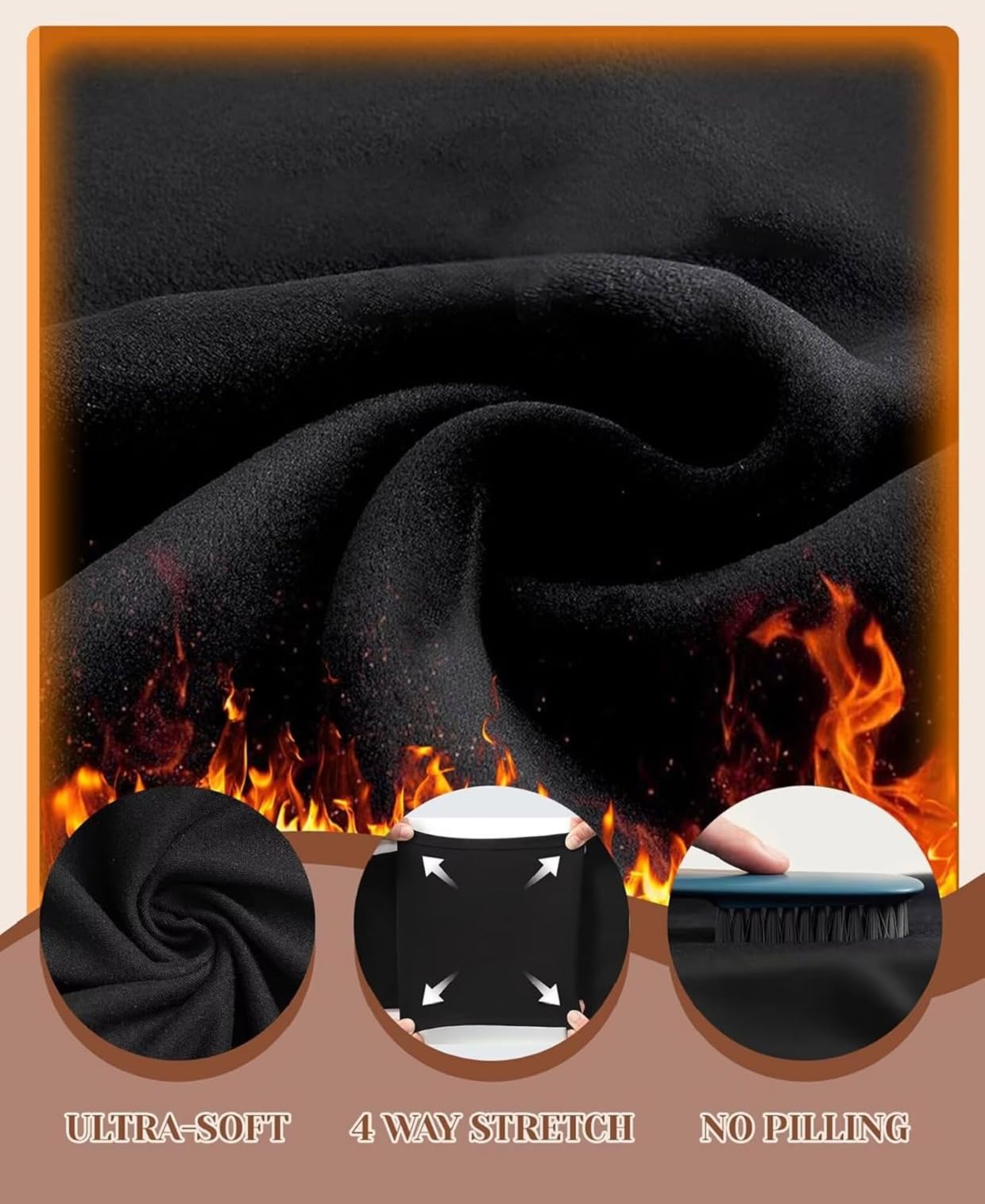 Yutdeng Leggins Premama Invierno Leggins Embarazada Mujer Mallas Termicas con Bolsillos Cintura Alta Elásticos Pantalones Premama Forro Polar Fino Maternidad Ropa Premama Embarazada