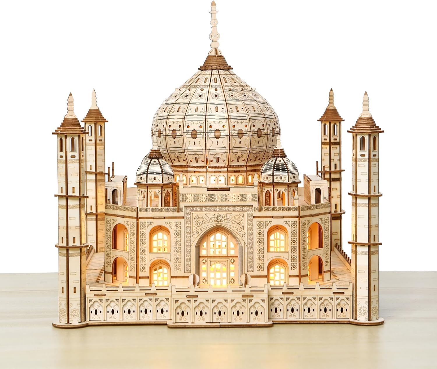 3D Puzzle Modellbausatz Holz Schloss Erwachsene, Vintage Holzbausatz 3D Puzzle, DIY Schloss 3D Holzbausatz Heimdekoration Desktop Spielzeug Erwachsene und Kinder