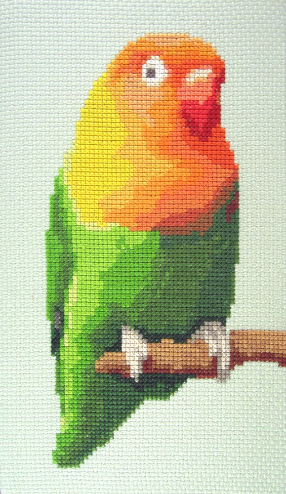 Lovebird Cross Stitch Kit by Orcraphics