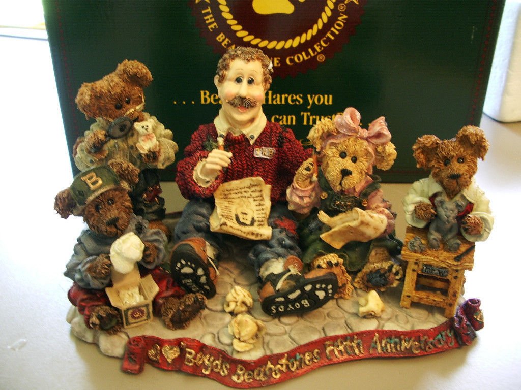 BOYDS BEARS メリーゴーランドオルゴール テディベア カントリー風