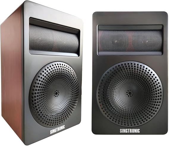 Singtronic 2500W Professional Complete Karaoke System with Unlimited YouTube Songs Select by iPhone/Ipad & Tablets PC. Built in Digital HDMI-Arc, Optical, Bluetooth & Anti-Feedback Microphones